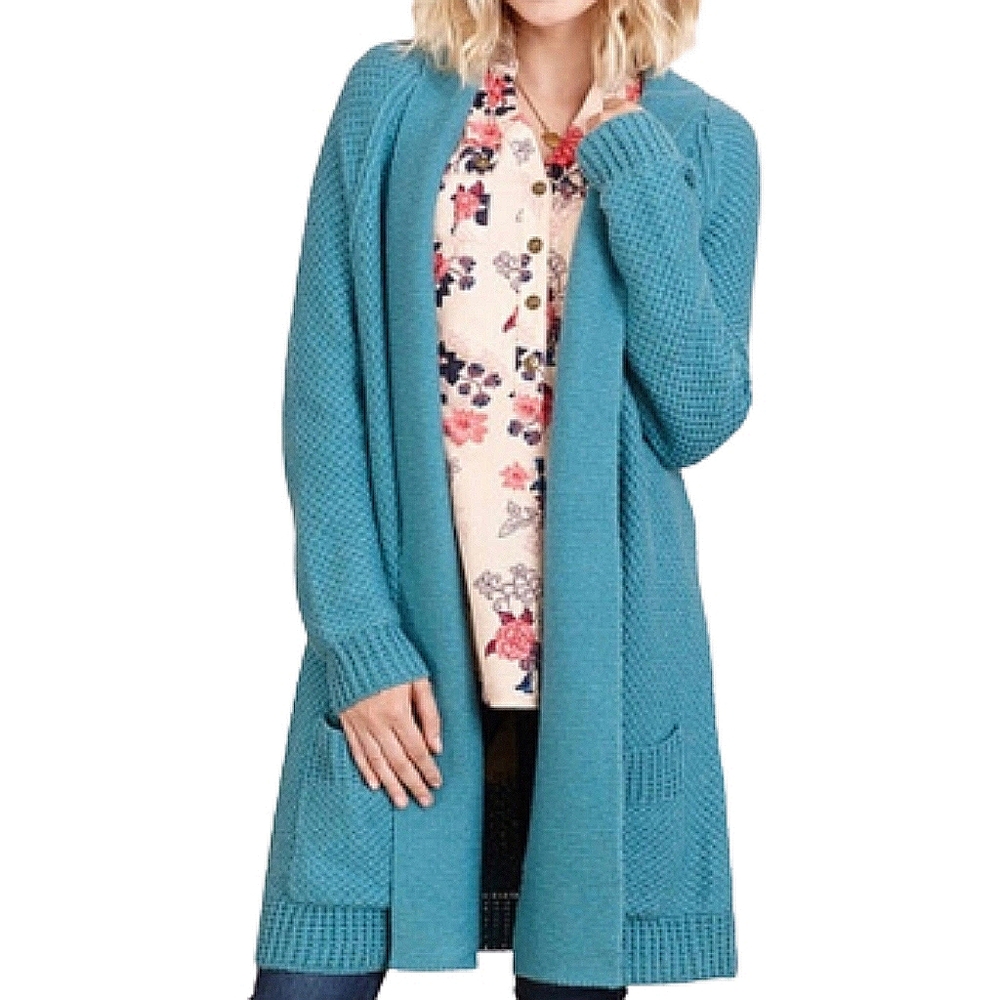 Matilda Jane Cool Fountains Long Cardigan Sweater